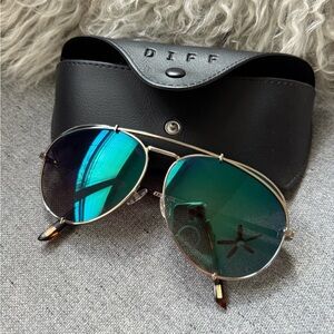 DIFF Koko Aviator Sunglasses